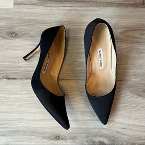 Manolo Blahnik Black Heel Pumps